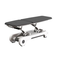 High-end electric stretcher Naggura N'RUN2L: Two bodies, adjustable backrest angle up to 70º and a motor to control the height High-end electric stretcher Naggura N'RUN2L: Two bodies, adjustable backrest angle up to 70º and a motor to control the height